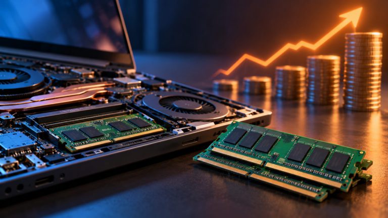 DDR5 paměti pro notebooky zdražily šestinásobně