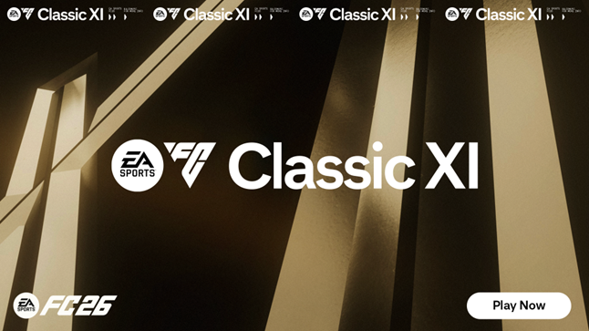 Prožijte znovu slavné momenty fotbalové historie s novými týmy EA SPORTS FC™ 26 Classic XI