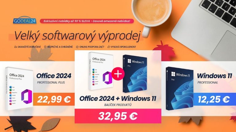 Podpora Office 2021 končí 13. října. Office 2024 Pro nyní od 19,99 € v akci Godeal24 Software Big Sale