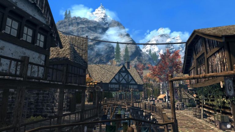 Fanoušek postavil celé město z Elder Scrolls v The Sims 4