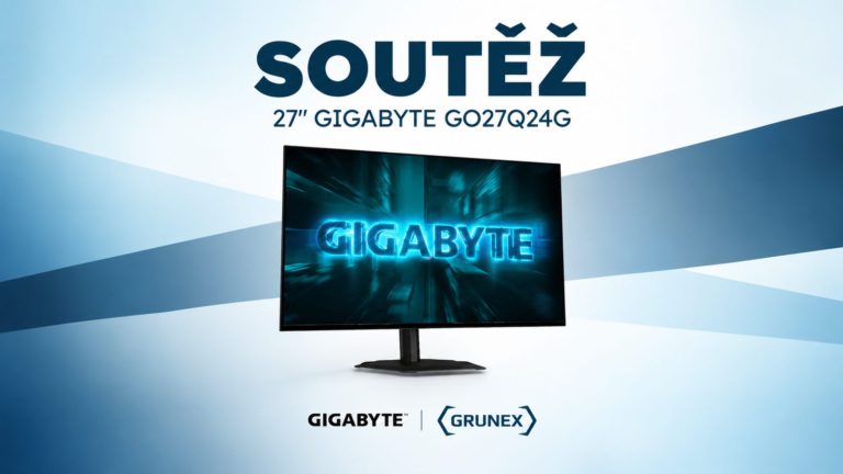 Soutěž o bleskurychlý herní monitor Gigabyte GO27Q24G na Instagramu