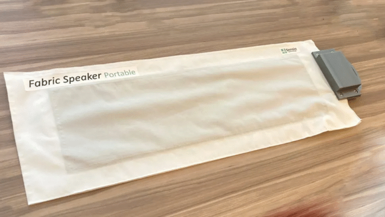 Látkový reprák? Novinka z Japonska slibuje skvělý zvuk