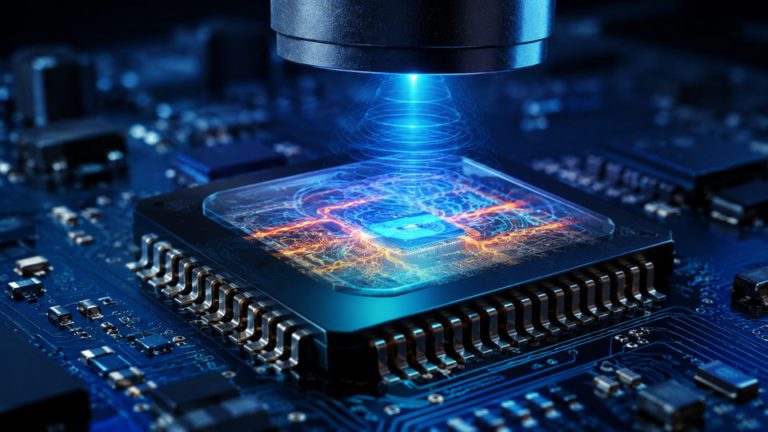 Terahertz ukazuje čipy za chodu bez rozebrání