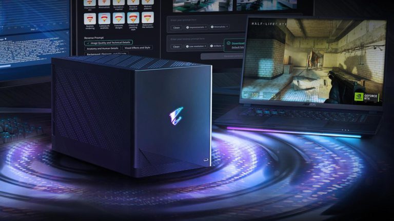 AORUS RTX 5090 AI BOX – externí teleport do jiné dimenze